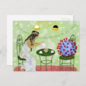 Schilvel en het Covid19-virus Briefkaart (Voorkant / Achterkant)