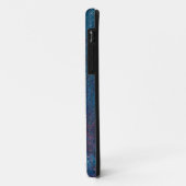 Schilveren van turqouise Galaxy Case-Mate iPhone Case (Achterkant/links)