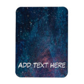 Schilveren van turqouise Galaxy Magneet (Verticaal)