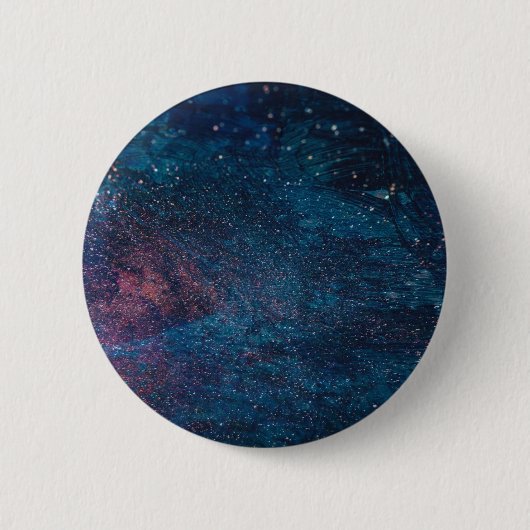 Schilveren van turqouise Galaxy Ronde Button 5,7 Cm (Voorkant)