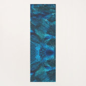 Schilveren van turqouise Galaxy Yogamat (Achterkant)