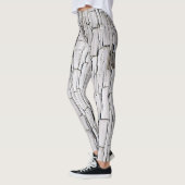  schilverf: witte muuresthetiek leggings (Links)