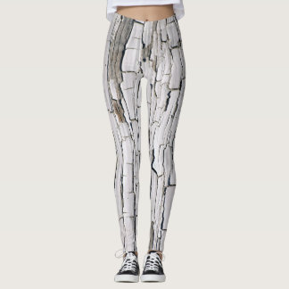  schilverf: witte muuresthetiek leggings