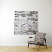 schilverf: witte muuresthetiek wandkleed (In Situ (horizontaal))