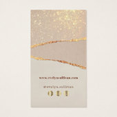 Schimmeer in een vel gesneden insteekverpakking visitekaartje (Achterkant)