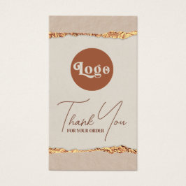 Schimmeer in een vel gesneden insteekverpakking visitekaartje