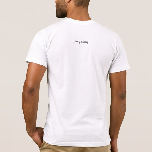 schimmelaap t-shirt (Achterkant)
