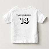 schimmelachtig modern elegant trendy voetbal kinder shirts (Achterkant)