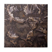 Schimmelbrons-steentextuur Tegeltje (Voorkant)