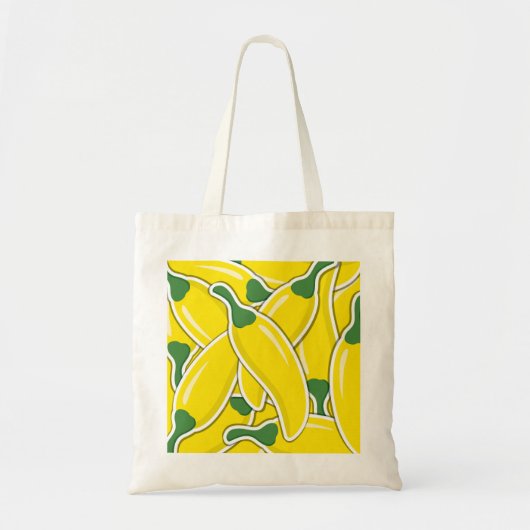 Schimmelgele paprika's tote bag (Voorkant)