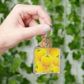 Schimmelgele peper sleutelhanger (Hand)