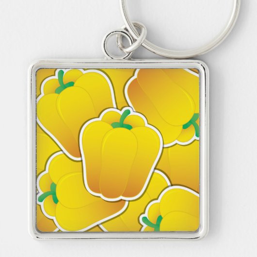Schimmelgele peper sleutelhanger (Voorkant)