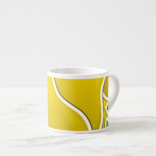 Schimmelgele schil espresso kop