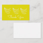 Schimmelgelige banaan notitiekaartje (Voorkant / Achterkant)