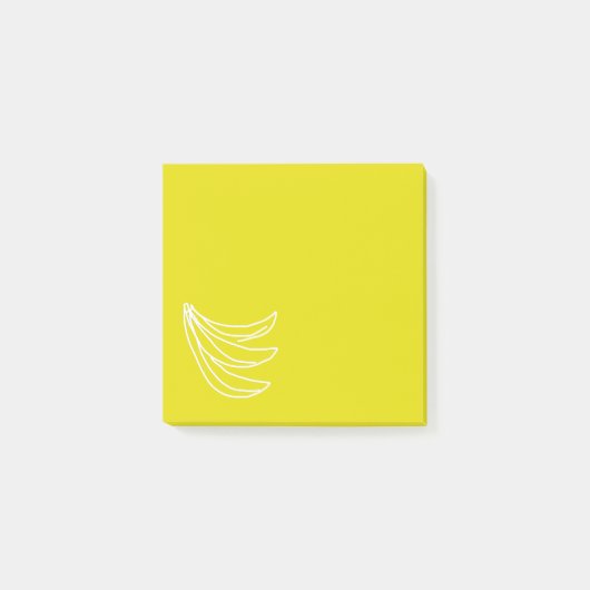 Schimmelgelige banaan post-it® notes (Voorkant)