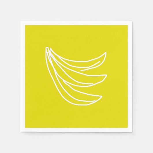 Schimmelgelige banaan servet (Voorkant)