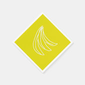 Schimmelgelige banaan servet (Hoek)