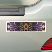 Schimmelig, psychedelisch, retro ontwerp. bumpersticker (Op auto)