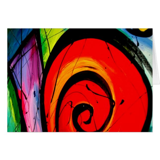 Schimmelige Abstracte cirkels (Voorkant Horizontaal)