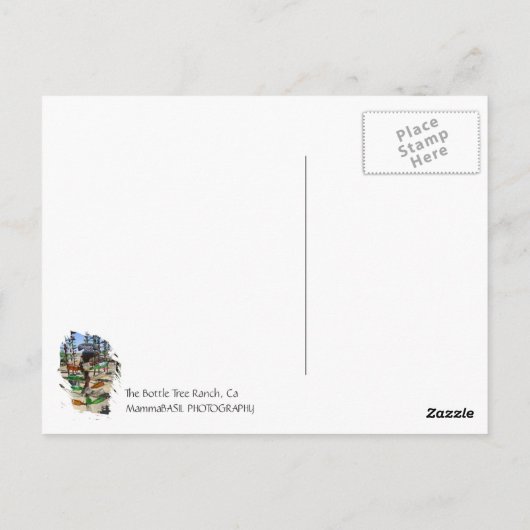 Schimmelige Briefkaart van de boomgaard. (Achterkant)