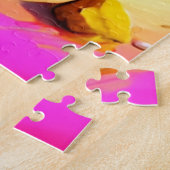 Schimmelige en afspeelbare regenboogkopdruk legpuzzel (Zijkant)