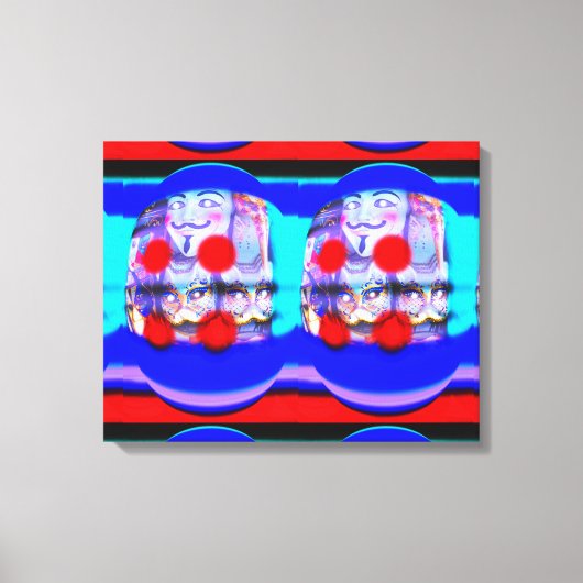 Schimmelige fantasieeitjes canvas afdruk (Voorkant)