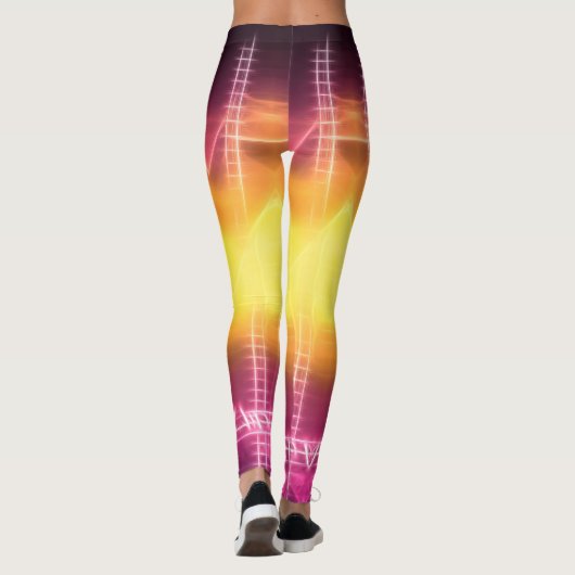 Schimmelige gloed in het donker leggings (Achterkant)