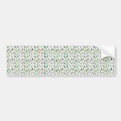 Schimmelige kerstbomen (schilderkunst) bumpersticker (Voorkant)