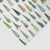 Schimmelige kerstbomen (schilderkunst) tissuepapier (Detail)