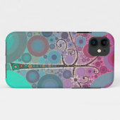 Schimmelige kleurrijke schuifboomcirkels beluister Case-Mate iPhone case (Achterkant (horizontaal))