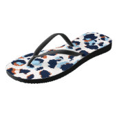 Schimmelige leopard Pattern Animal Zoo Art Art F Teenslippers (Schuin)