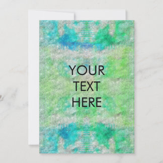 Schimmelige Waterverf Tie Dye Dank u blanco Kaart