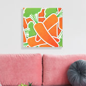 Schimmelige wortelen! canvas afdruk (Insitu (Woonkamer))