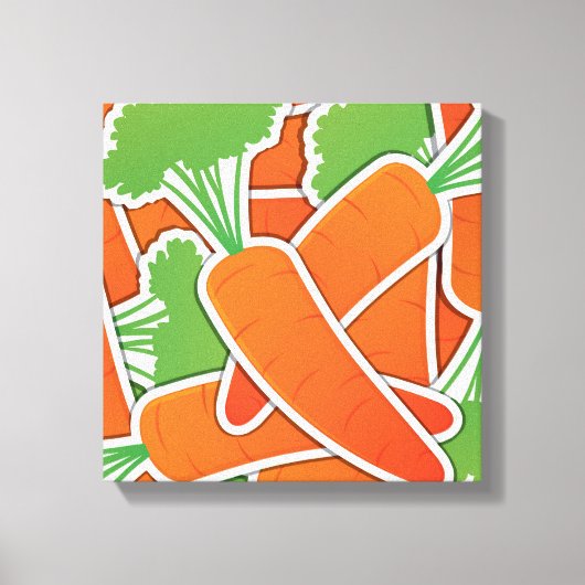 Schimmelige wortelen! canvas afdruk (Voorkant)