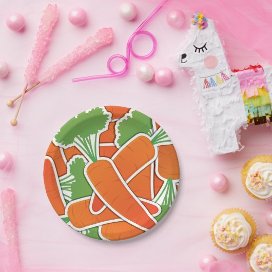 Schimmelige wortelen! papieren bordje (Feest)