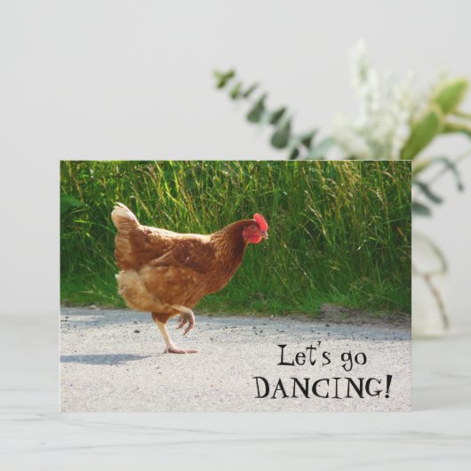 Schimmelkip - Laten we dansen! Kaart (Staand voorkant)