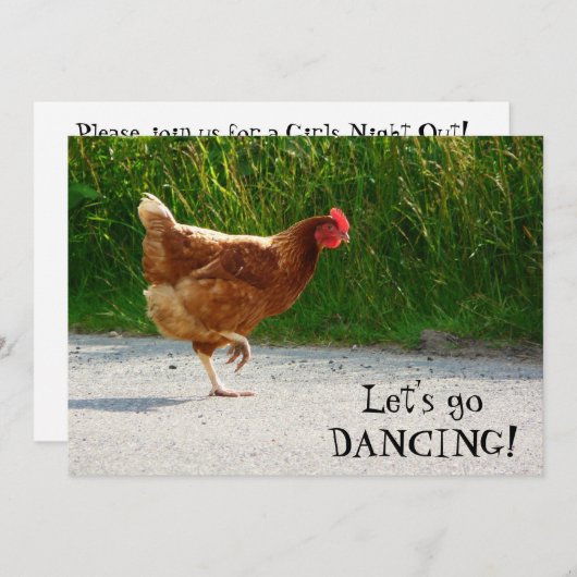 Schimmelkip - Laten we dansen! Kaart (Voorkant / Achterkant)