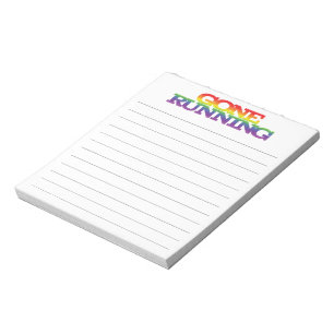 Schimmelkleurig regenboogtoon met gelinkt papier notitieblok