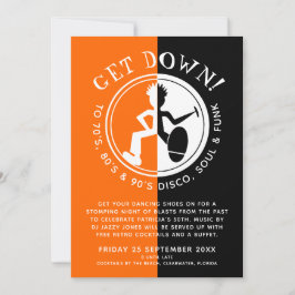 Schimmelkleurig zwart sinaasappel gaat naar benede kaart