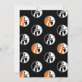 Schimmelkleurig zwart sinaasappel gaat naar benede kaart (Achterkant)