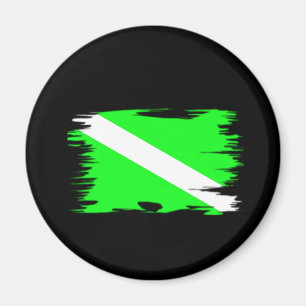 Schimmelkleurige vlag magneet
