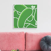 Schimmelkomkommer Canvas Afdruk (Insitu (Woonkamer))