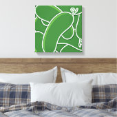 Schimmelkomkommer Canvas Afdruk (Insitu (Slaapkamer))