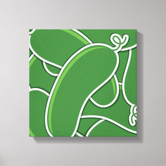 Schimmelkomkommer Canvas Afdruk (Voorkant)