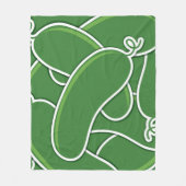 Schimmelkomkommer Fleece Deken (Voorkant)