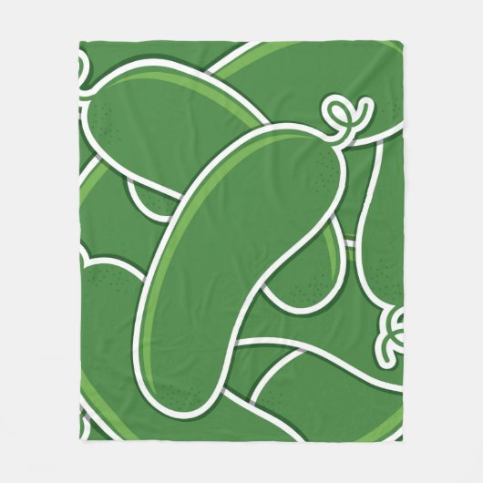 Schimmelkomkommer Fleece Deken (Voorkant)