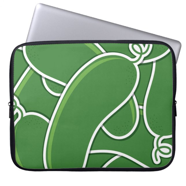 Schimmelkomkommer Laptop Sleeve (Voorkant)