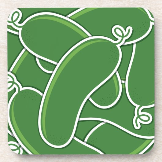 Schimmelkomkommer Onderzetter (Voorkant)