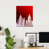 schimmelkunst poster (Thuiskantoor)