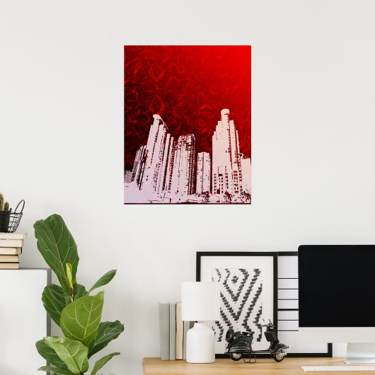 schimmelkunst poster (Thuiskantoor)